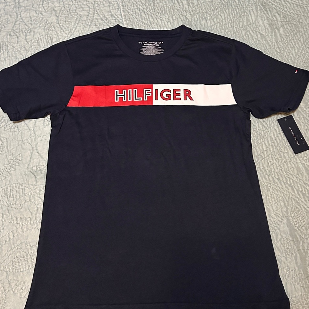 Blue Tommy Hilfiger T-shirt with tags